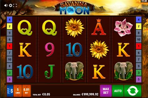 Savanna moon spins  Slot machines to play with your friends